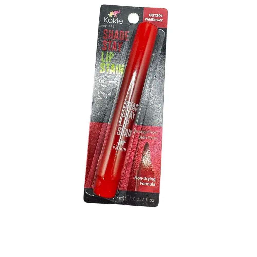 5/$25 NWT Kokie Lip Stain Wildflower Smudge Proof & Satin Finish